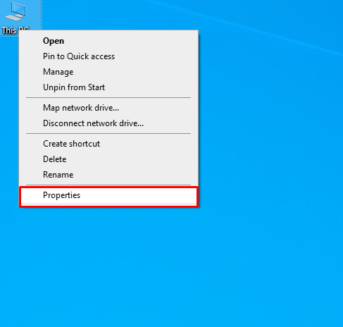 This PC Properties